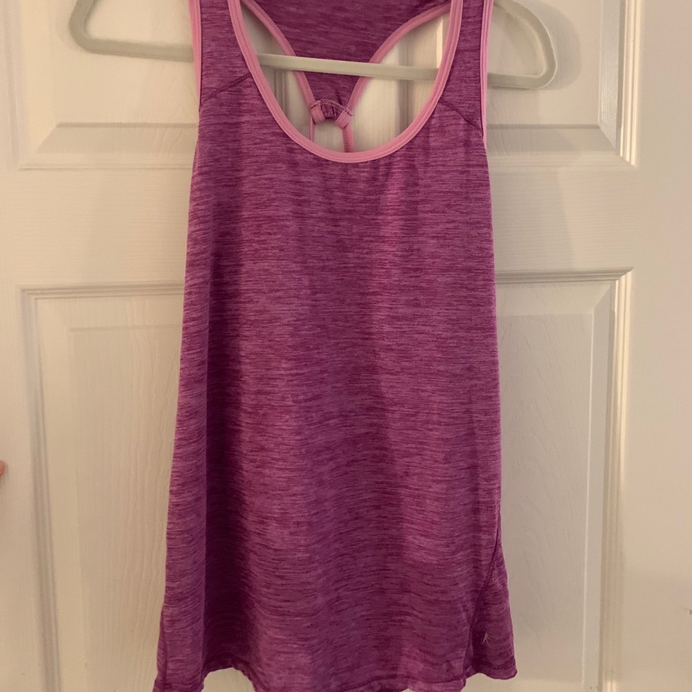 Purple racerback tank